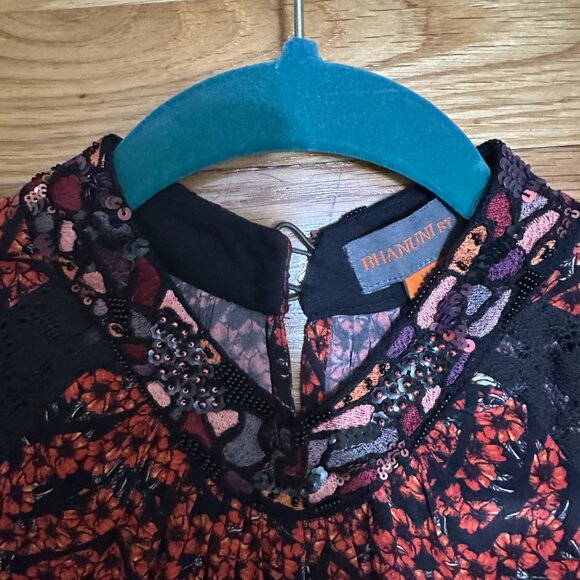 Bhanuni by Jyoti Anthropologie Floral Print Dress - Picture 3 of 10